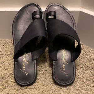 Brand new. Free people black Sant Antoni Slide size 38